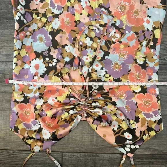 RAILS Sudra Dress Pink Aster Midi Slip Vintage Floral Spaghetti Straps Size S - Picture 10 of 11